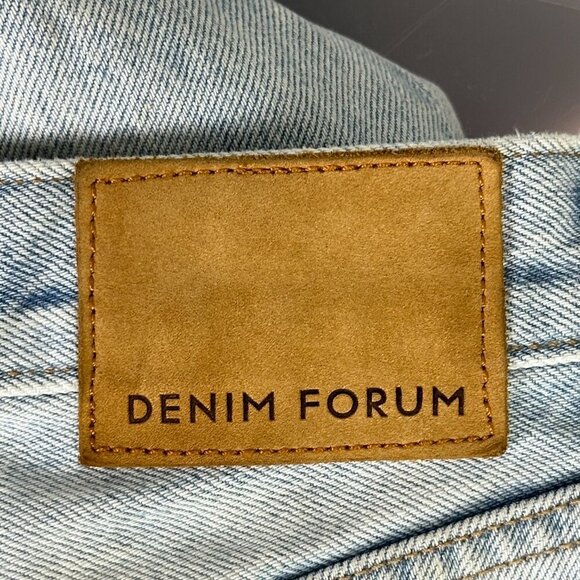 Denim Forum BF High Rise Loose Jeans Light Wash - Picture 13 of 15